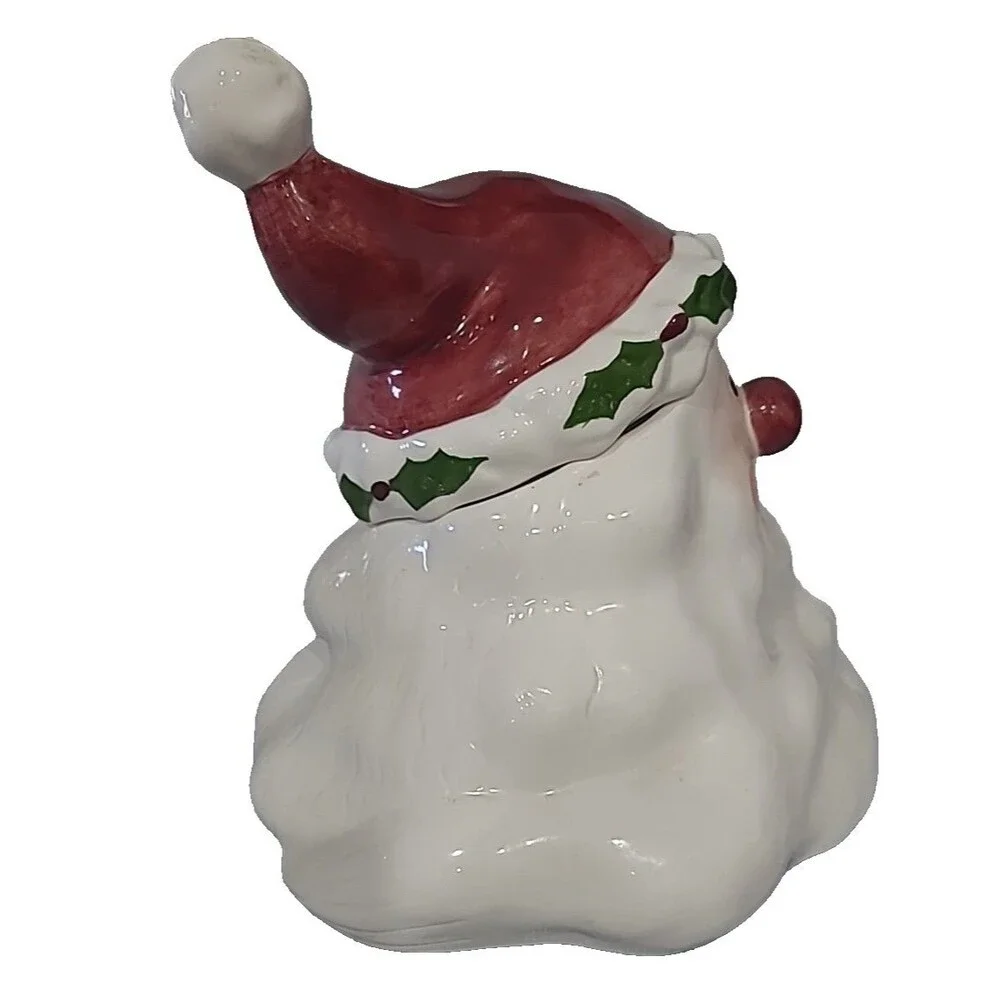 Laurie Gates Santa Bust Cookie Jar The Cellar Christmas Twilight Collection
